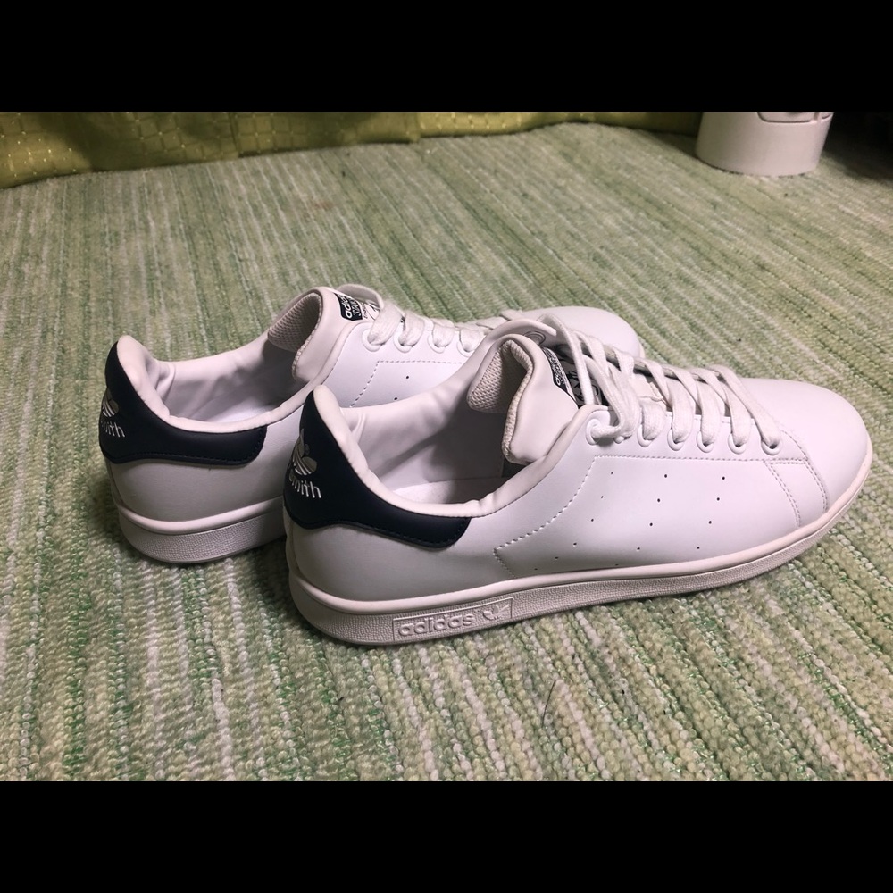 Adidas White and Black Stan Smiths